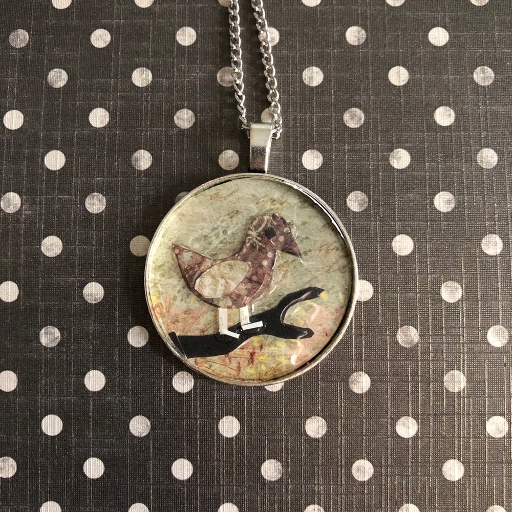 Little Bird Handmade Pendant Necklace oOaK
